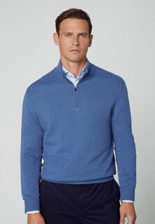 Свитер Hzip Hackett London, цвет steel blue