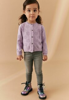 Кардиган Flower Pointelle Regular Fit Next, цвет lilac purple