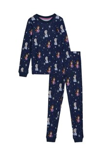 Пижама THERMAL BLEND DISNEY FROZEN SET 2–10 лет Marks &amp; Spencer, цвет navy mix