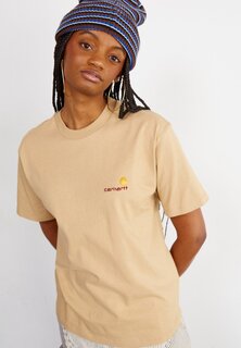 Базовая футболка American Script Carhartt WIP, цвет sable
