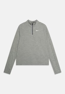 Футболка с длинным рукавом Df Nike, цвет dark grey heather/white