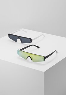 Солнцезащитные очки Sunglasses 2 Pack Urban Classics, цвет black/multicolour/white