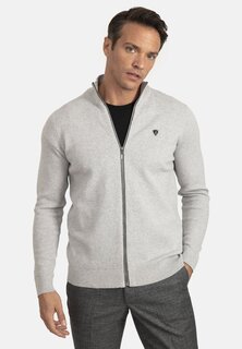 Кардиган Honeycomb Zipper Jacey Quinn, цвет grey melange