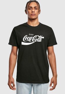 Футболка с принтом Coca Cola Logo Merchcode, черный