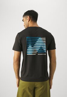 Футболка с принтом Performance Graphic Tee The North Face, черный