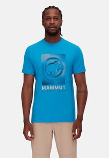 Футболка с принтом Trovat Mammut, цвет glacier blue Mammut®