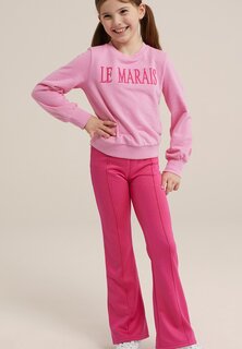 Спортивные брюки WE Fashion, розовый