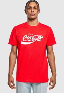 Футболка с принтом Coca Cola Logo Merchcode, цвет cityred