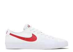 Кроссовки Nike Blazer Court Sb &apos;White University Red&apos;, белый