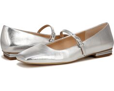 Туфли на плоской подошве Franco Sarto Tinsley Mary Jane Flats, серебряный
