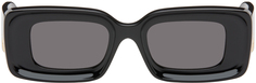Черные прямоугольные солнцезащитные очки LOEWE
