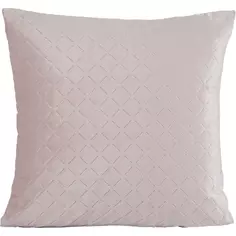 Подушка Velvet 50x50 см цвет розовый Bohemia 6 Без бренда