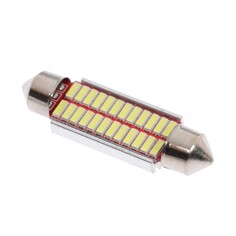 Автолампа светодиодная cartage, c5w, 12 в, 22 smd, 41 мм, свет белый