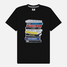 Мужская футболка Weekend Offender Cassettes, цвет чёрный, размер M