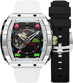 fashion наручные мужские часы Nubeo NB-6047-SI-04. Коллекция MAGELLAN AUTOMATIC