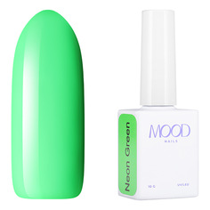 MOODNAIL, Гель-лак Gel-polish Neon Green, 10 г