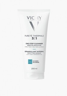 Средство для снятия макияжа Vichy Purete Thermale 3-в-1. Очищающее, универсальное, 200 мл