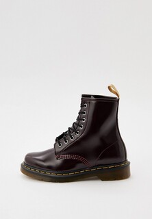 Ботинки Dr. Martens Vegan 1460 Cherry Red Oxford Rub Off