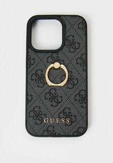 Чехол для iPhone Guess 15 Pro, с кольцом-держателем