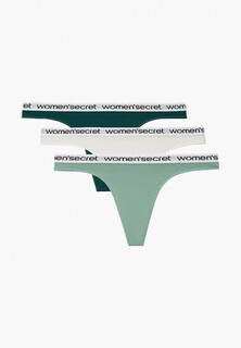 Трусы 3 шт. womensecret Women'secret THONG