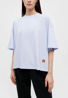 Футболка Forte Forte organic cotton embroidered oversize t-shirt sky