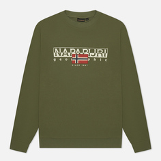 Мужская толстовка Napapijri Aylmer Crew Neck Regular Fit, цвет зелёный