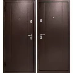 Дверь входная металлическая Форпост 74 86x205 см левая антик коричневый