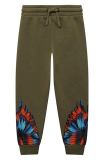 Хлопковые джоггеры Marcelo Burlon Kids of Milan