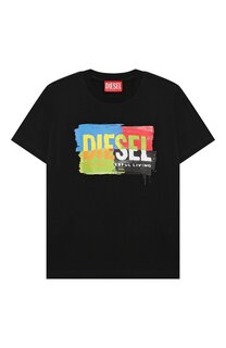 Хлопковая футболка Diesel