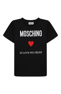 Хлопковая футболка Moschino