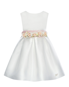 Платье с цветочным поясом Baby A