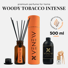 Аромадиффузор VENEW Диффузор ароматизатор для дома парфюм WOODY TOBACCO INTENSE 1.0