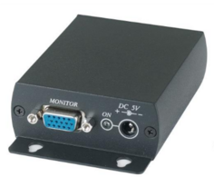 Передатчик SC&T TTA111VGA-T VGA сигнала до 300м, вход VGA, выход RJ45, макс. разрешение - 1600х1200пикс. при 85Гц, адаптер питания 220/5V Sct