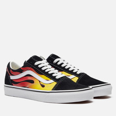 Кеды Vans Old Skool Flame, цвет чёрный, размер 45 EU