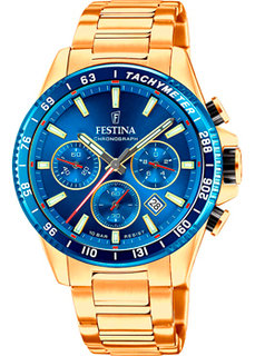 fashion наручные мужские часы Festina F20634.3. Коллекция Timeless Chronograph