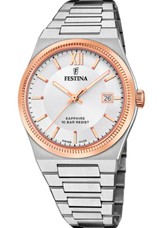 fashion наручные мужские часы Festina F20036.1. Коллекция Swiss Made