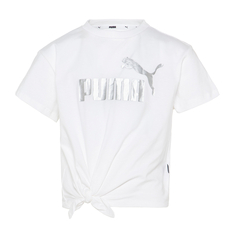 Подростковая футболка PUMA ESS+ Logo Knotted Tee