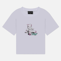 Женская футболка RIPNDIP Travis Cropped Baby, цвет белый, размер XL