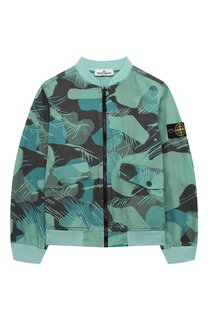 Хлопковый бомбер Stone Island