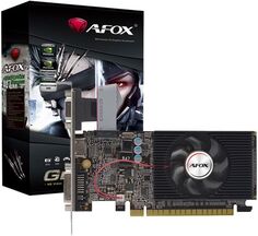 Видеокарта PCI-E Afox Geforce GT 610 (AF610-2048D3L7-V6) 2GB DDR3 64bit 40nm 810/1800MHz DVI-I/HDMI