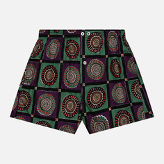 Мужские трусы Anonymous Ism Batik Pattern, цвет зелёный, размер XL