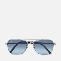 Солнцезащитные очки Ray-Ban New Caravan, цвет серебряный, размер 58mm