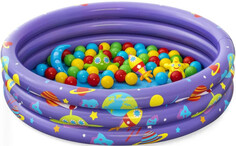 Бассейны Бассейн Bestway детский надувной 102х25см "Галактика" с мячами и игрушками, 101л