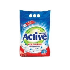 Стиральный порошок Active, 3 кг, автомат, универсальный, Poly Wash