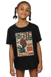 Хлопковая футболка с инфографическим плакатом The Big Bang Theory, черный