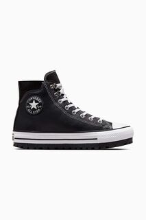 Кожаные походные ботинки Chuck Taylor All Star City Trek Converse, черный