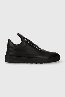 Низкие кожаные кроссовки Aten Filling Pieces, черный