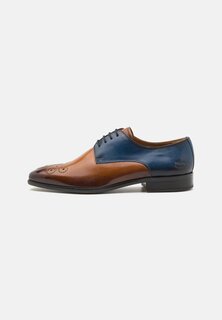 Элегантные туфли на шнуровке Bond Melvin &amp; Hamilton, цвет tan/china blue/beige/natural/brown