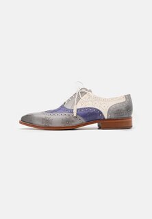 Элегантные туфли на шнуровке Jeff 28 Melvin &amp; Hamilton, цвет sky blue/white/natural