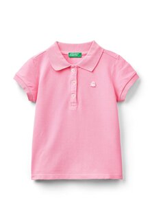 Рубашка-поло Regular Fit United Colors of Benetton, розовый